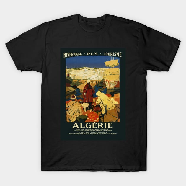 Retro poster - pub - vintage - Algeria - Algeria T-Shirt by Labonneepoque